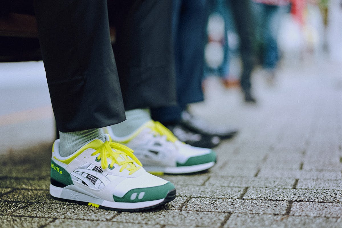 asics gel lyte iii yellow black